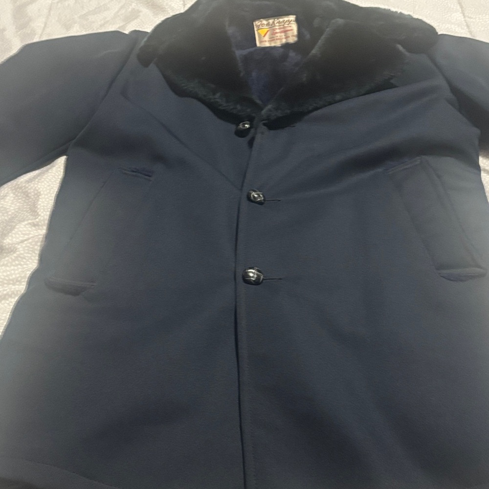 Men's Black Faux Fur Coat - Distinctive Sportswear